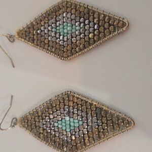 Gorgeous Beaded Dangle Earrings